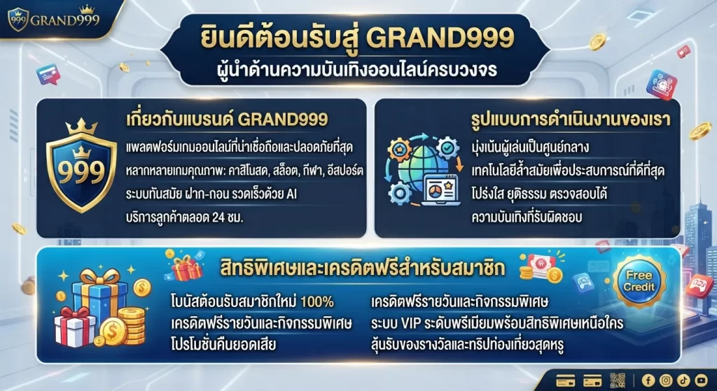 สิทธิพิเศษและเครดิตฟรี